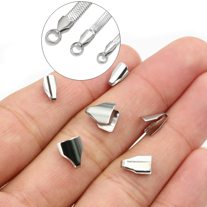 Jewelry Making Metals - 100pcs Stainless Steel 2-7mm Flat Cords