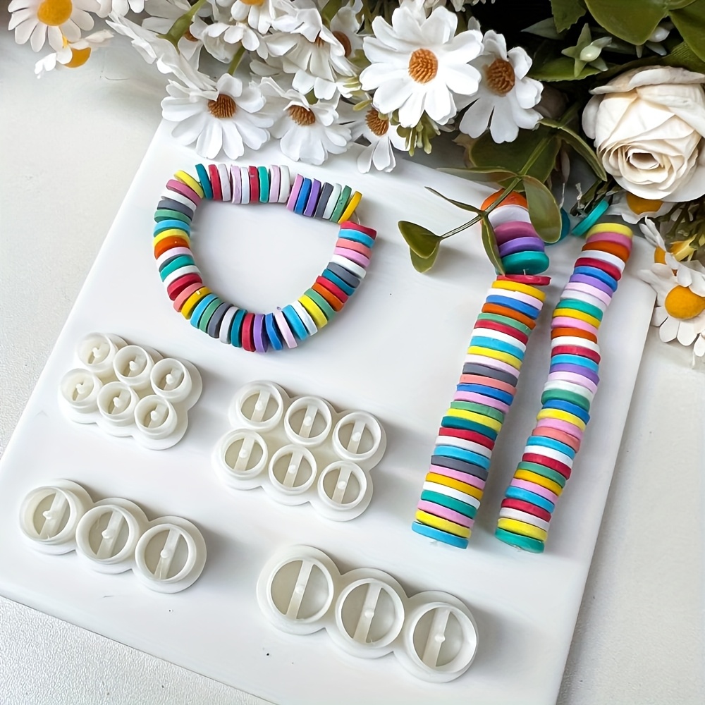 Jewelry Making For Beginners - 4Pcs Round Bead Polymer Clay Cutters