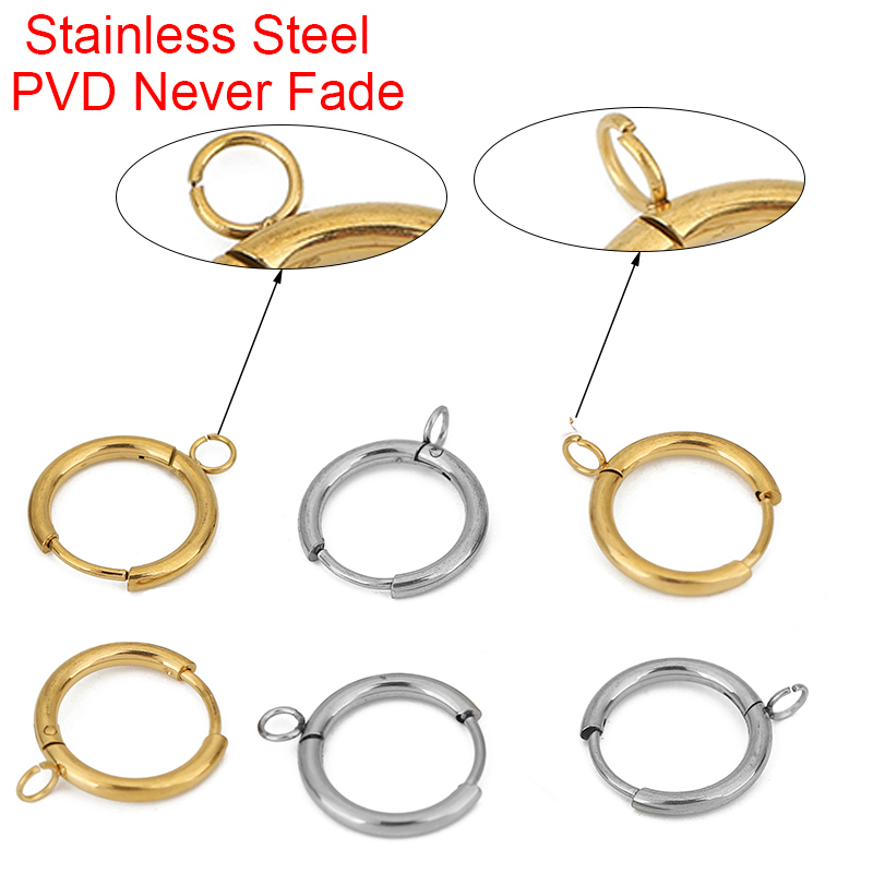 Jewelry Making Metals - 10pcs PVD Never Fade Earrings Hooks