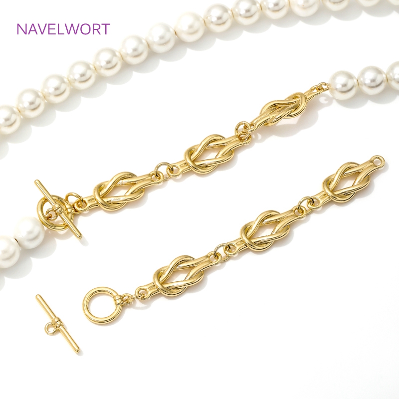 Jewelry Making Supplies - 18K Gold Plated OT Clasps Toggle