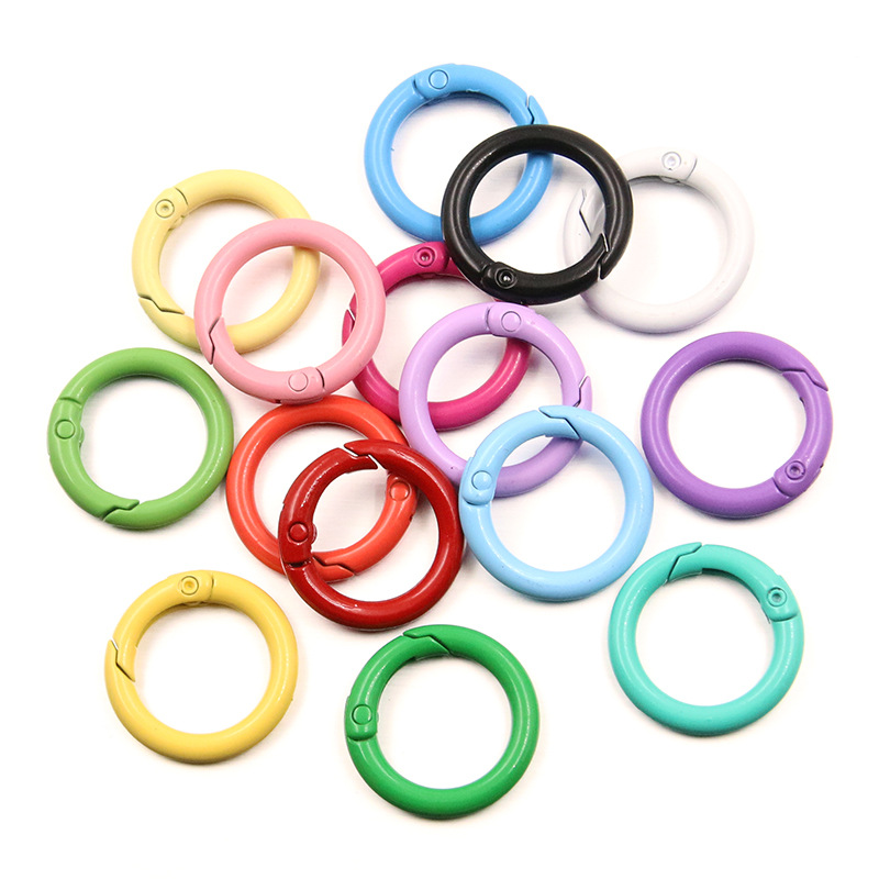 Jewelry Making Metals - 5-20pcs Colorful Spring O Rings Round