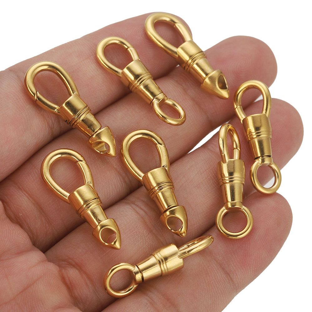 2pcs/lot Stainless Steel Bag K - Jewelry Making Metals recension och pris