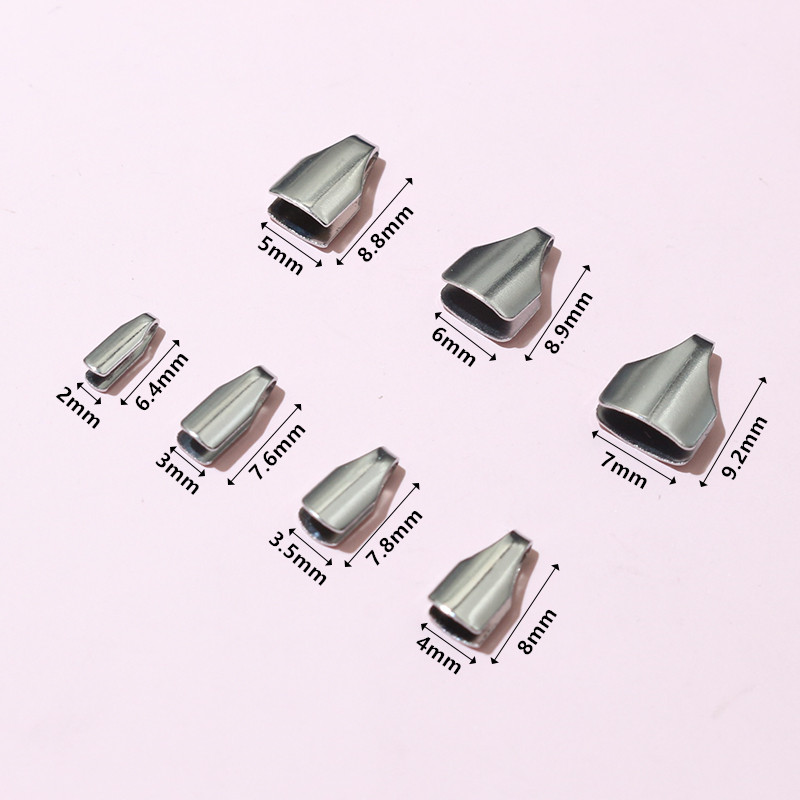 100pcs Stainless Steel 2-7mm F - Jewelry Making Metals recension och pris