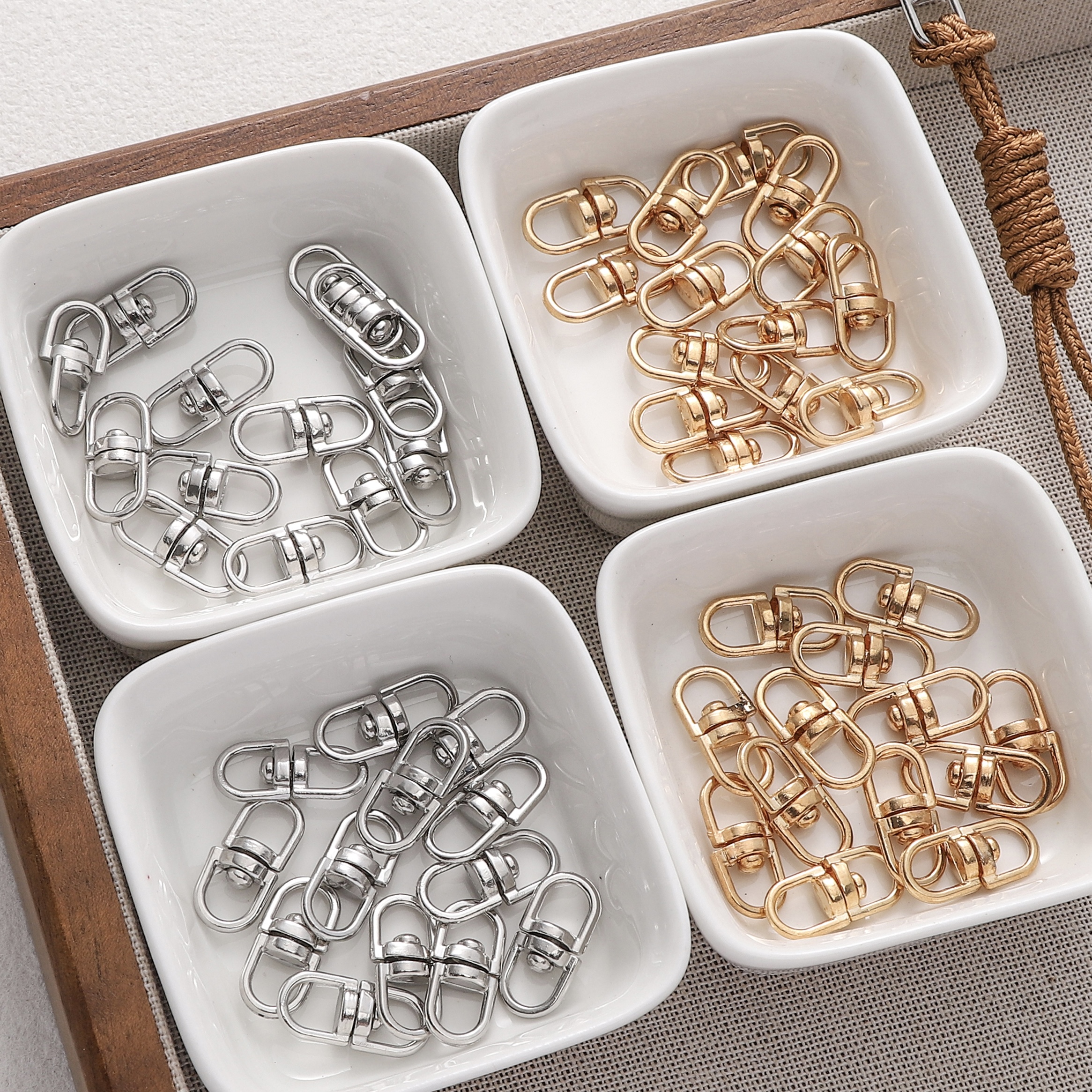 10/20Pcs 8x19mm KC Gold/Rhodiu - Jewelry Making Degree recension och pris