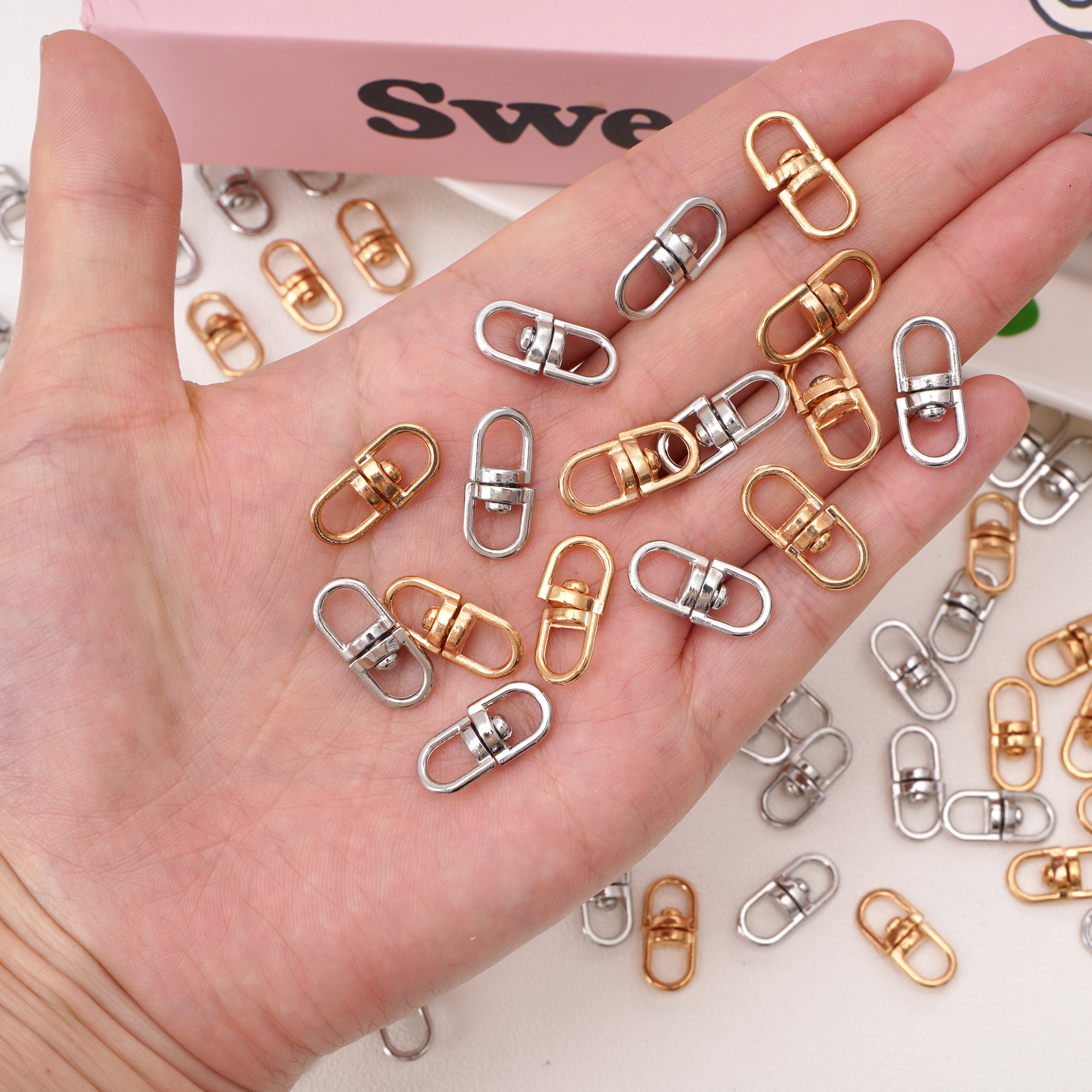 10/20Pcs 8x19mm KC Gold/Rhodiu - Jewelry Making Degree recension och pris