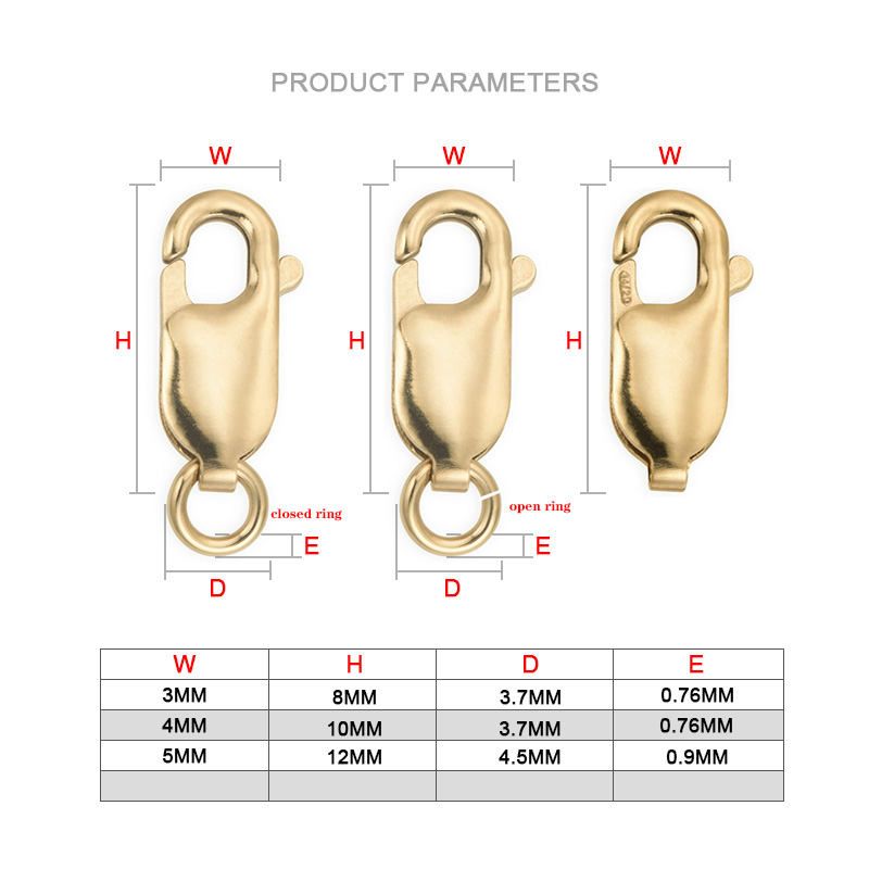 Lobster Clasp 14K Gold Filled  - Jewelry Making Equipment recension och pris