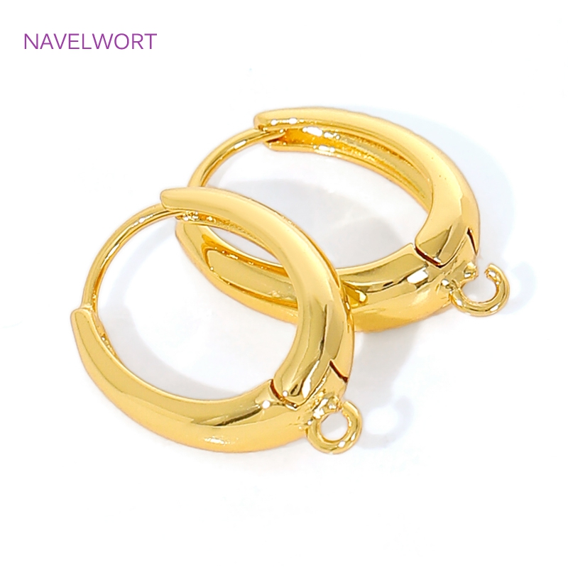 18K Gold Plated Brass Earwires - Jewelry Making Supplies recension och pris