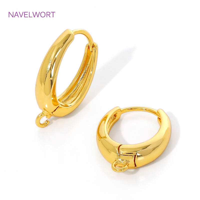 18K Gold Plated Brass Earwires - Jewelry Making Supplies recension och pris