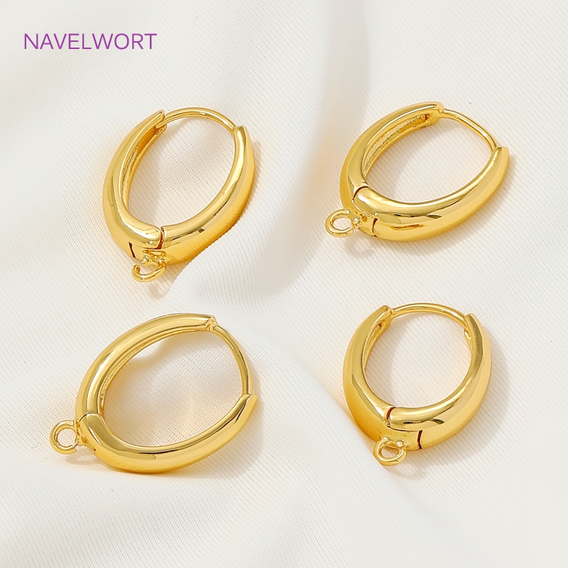 18K Gold Plated Brass Earwires - Jewelry Making Supplies recension och pris