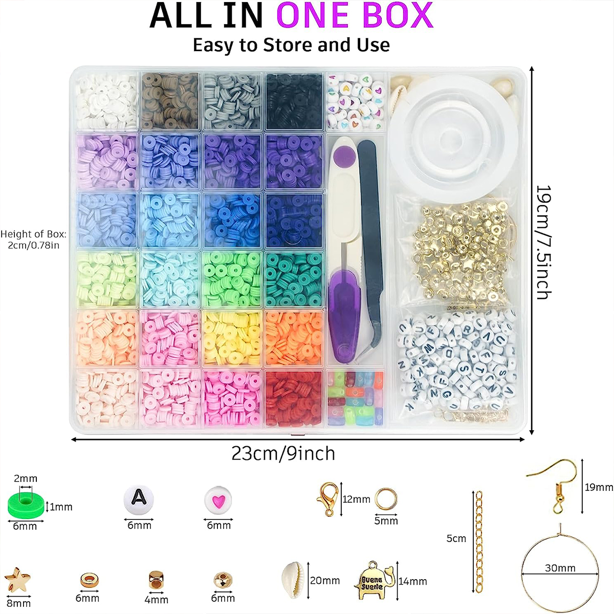 6000 Pcs 24 Colors Flat Round  - Jewelry Making Degree recension och pris