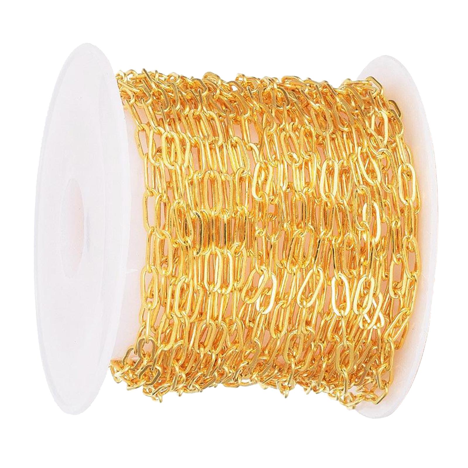 16ft/Roll Brass Necklace Exten - Chain Roll Cable recension och pris