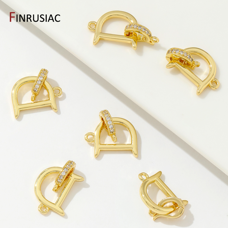 18K Gold Plated Brass Fastener - Jewelry Making Equipment recension och pris
