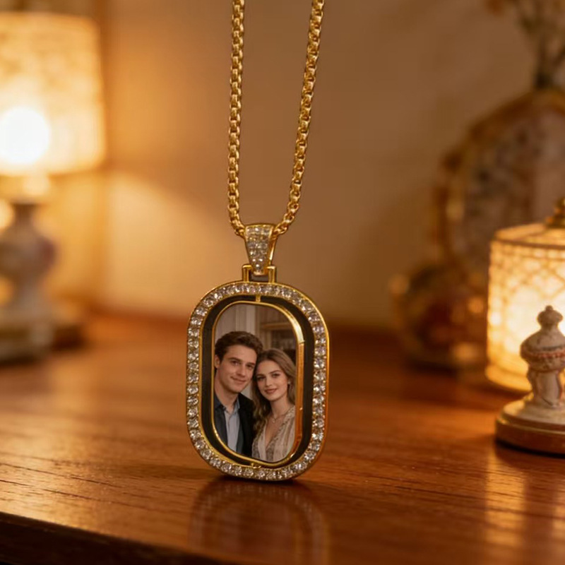 Personalized Custom Rectangula - Jewelry Making Metals recension och pris
