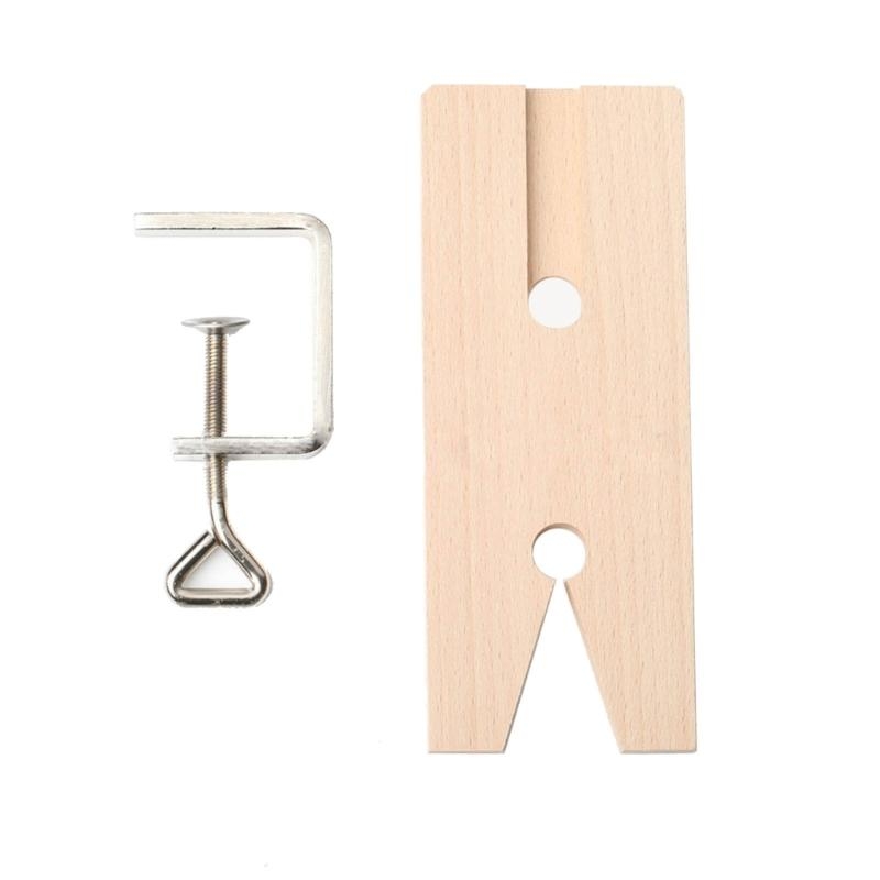 F42F Wooden Rings Clamp Table  - Jewelry Making Process recension och pris