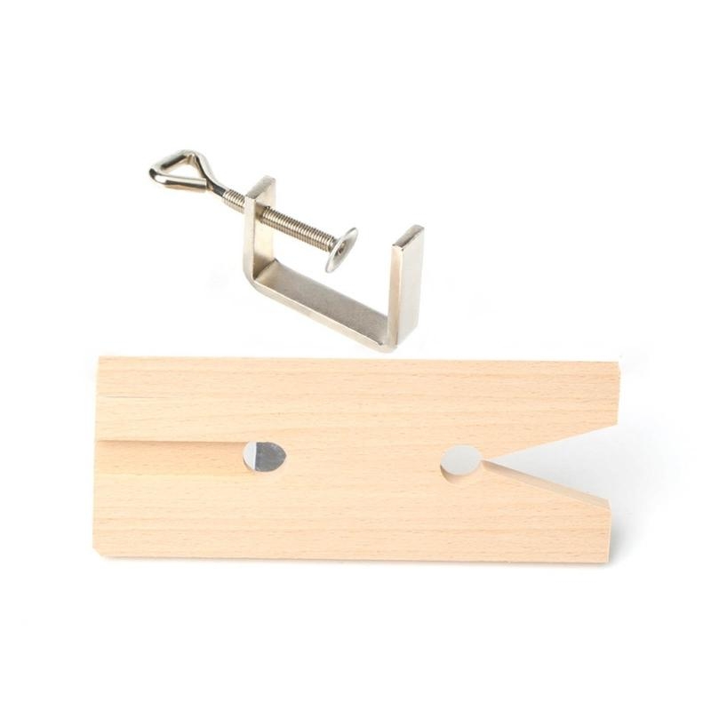 F42F Wooden Rings Clamp Table  - Jewelry Making Process recension och pris
