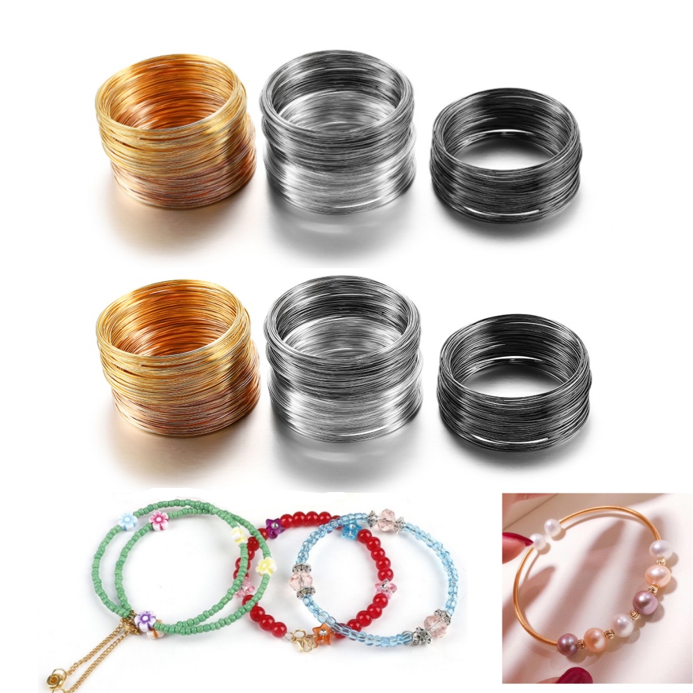 100 Loops/lot 0.6mm Silver Gol - Jewelry Making Equipment recension och pris