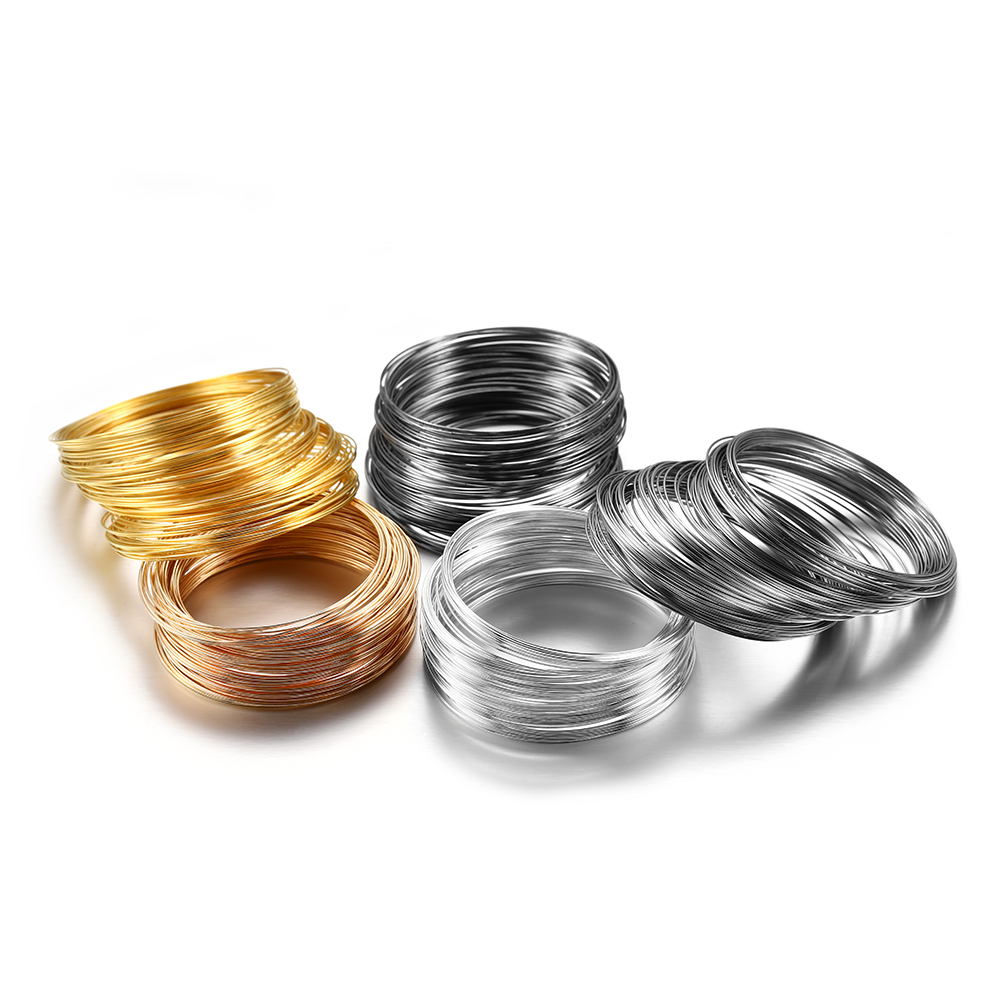 100 Loops/lot 0.6mm Silver Gol - Jewelry Making Equipment recension och pris