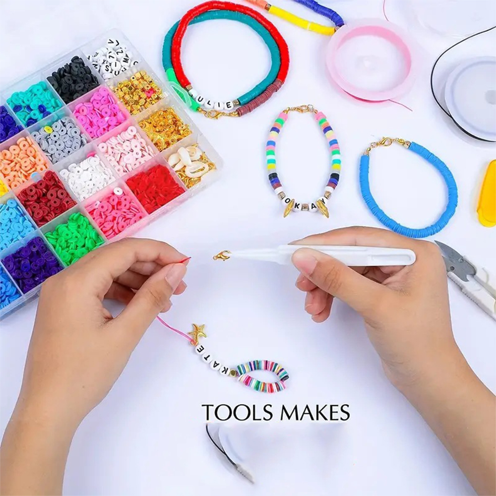 Clay Beads Bracelet Making Kit - Jewelry Making For Beginners recension och pris