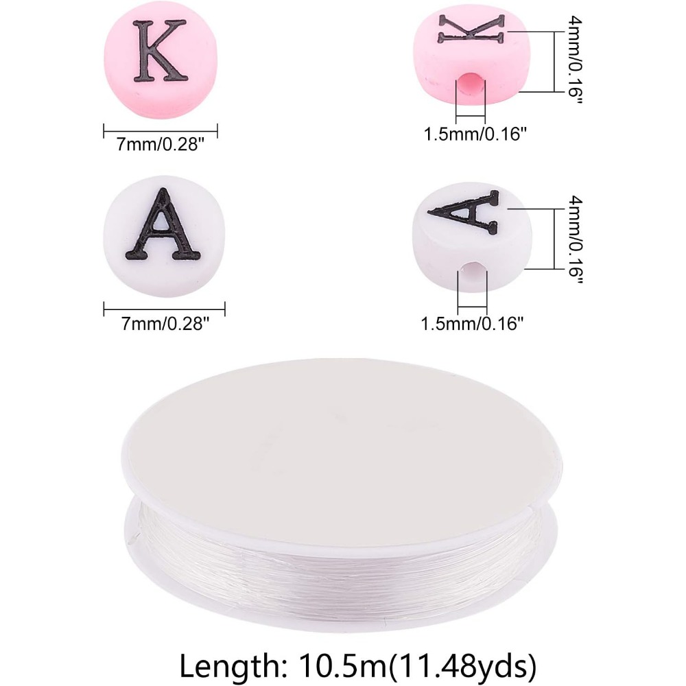 Greek Alphabet Bead Stretch Br - Jewelry Making Degree recension och pris