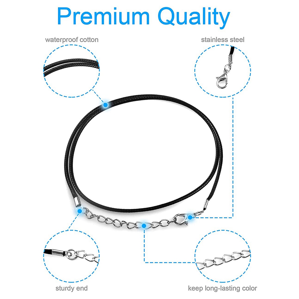 ABQR 24PCS Cord Necklace, 20 i - Jewelry Making Necklaces recension och pris