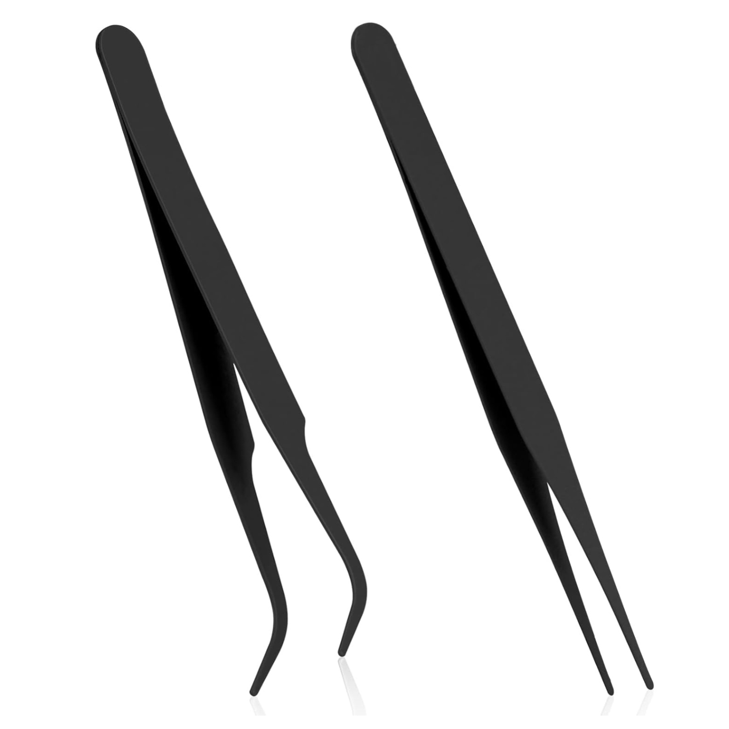 Black handmade tweezers 2-piec - Jewelry Making Tools recension och pris