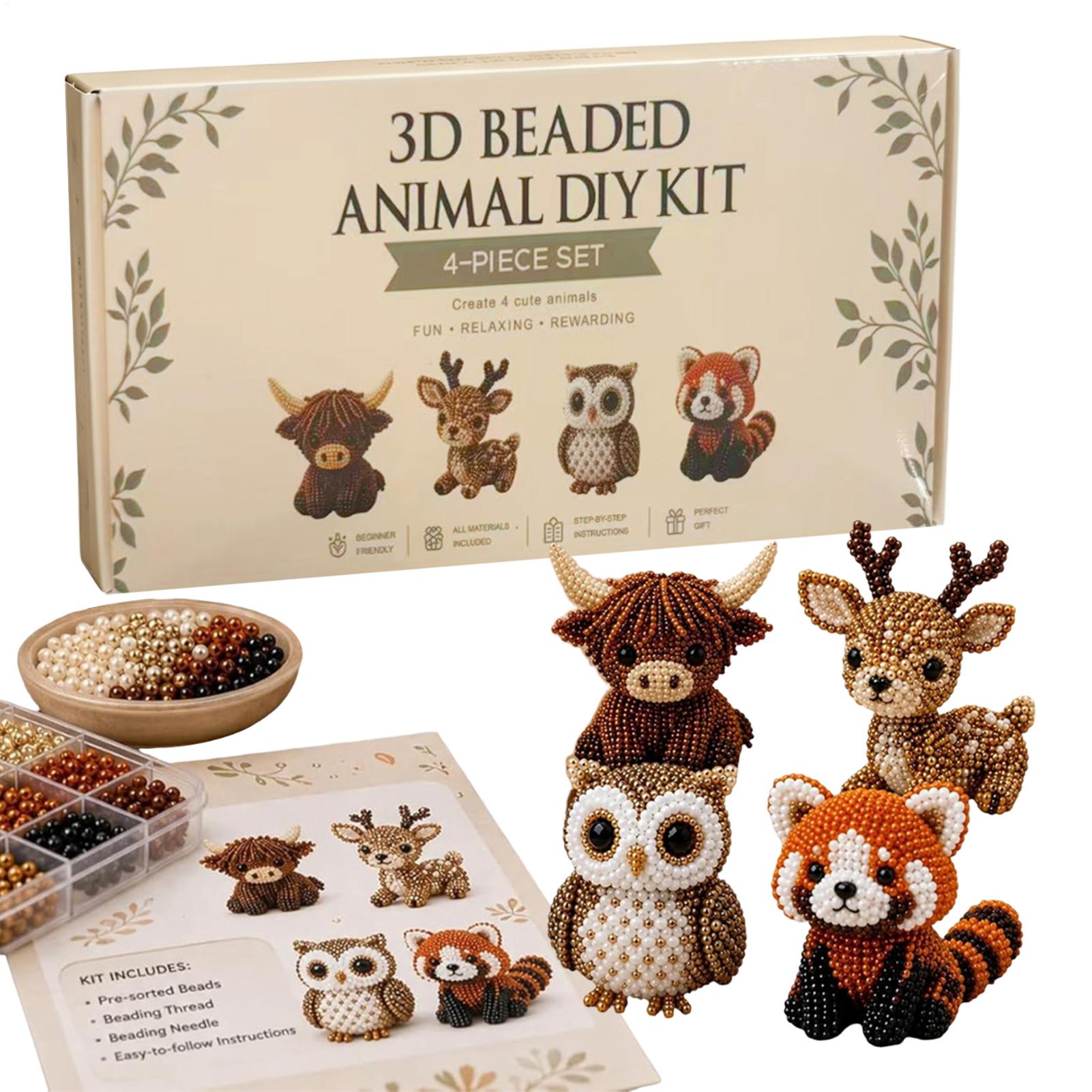 DIY 3D Beaded Animal Kit Handm - Jewelry Making For Beginners recension och pris