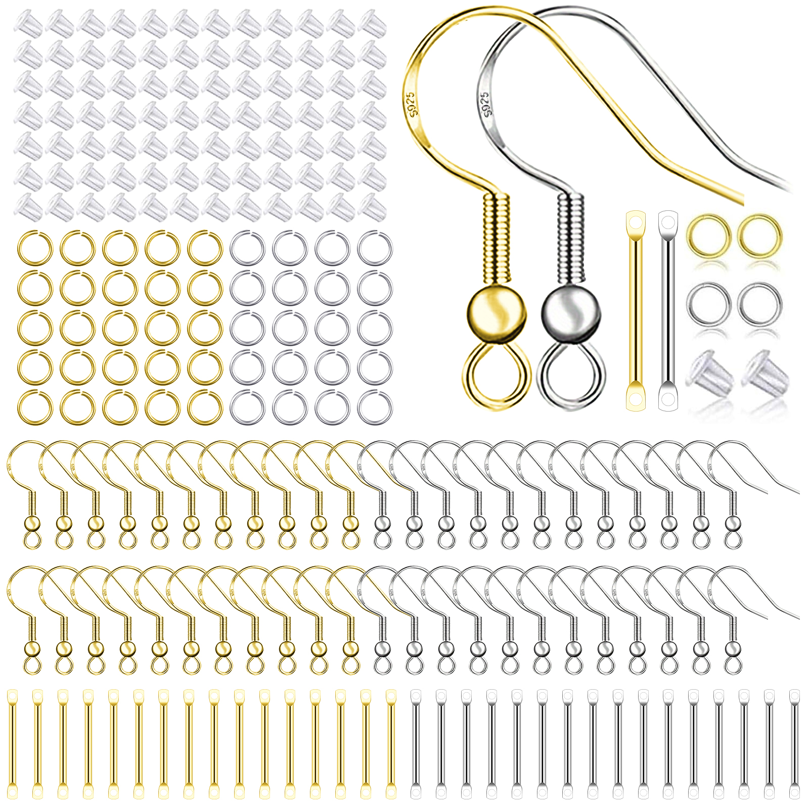 925 Silver/Gold Plated Earring - Jewelry Making Metals recension och pris