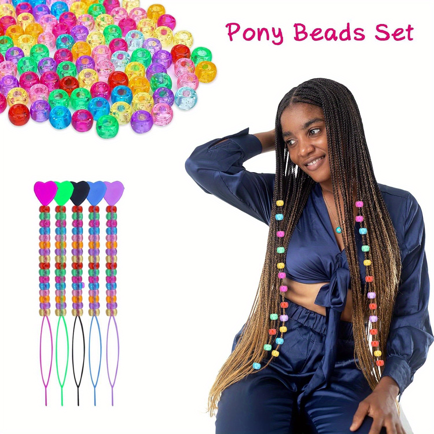 500PCS 9 × 6mm glitter small h - Jewelry Making Tools recension och pris