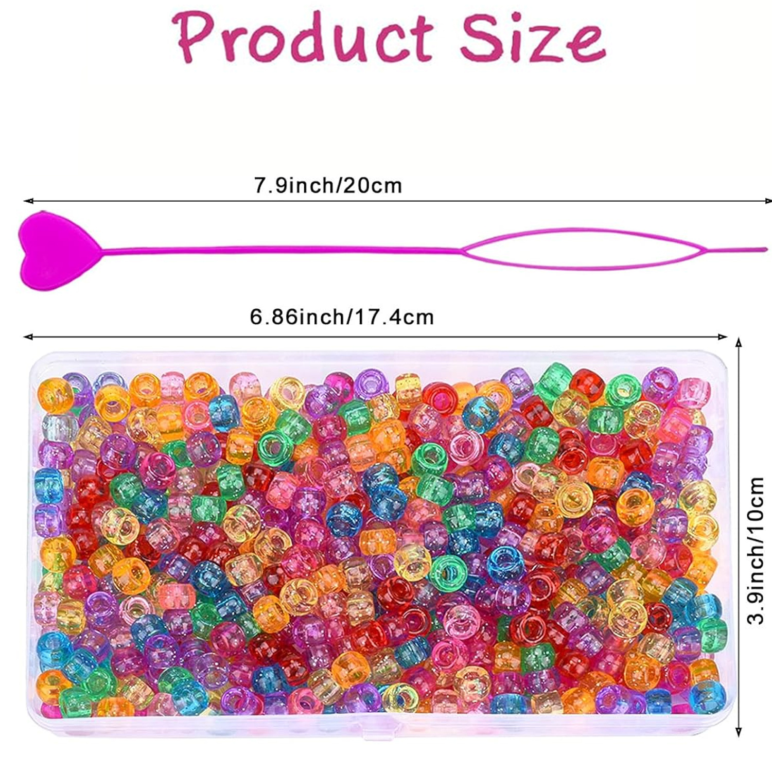 500PCS 9 × 6mm glitter small h - Jewelry Making Tools recension och pris