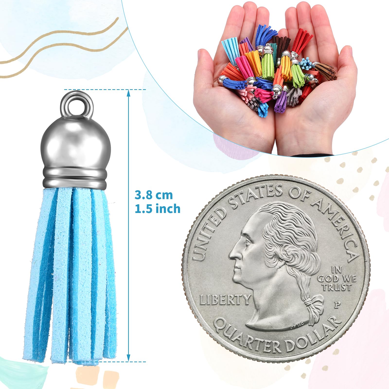 10/20/60 Pcs Mini Tassels Faux - Jewelry Making Degree recension och pris