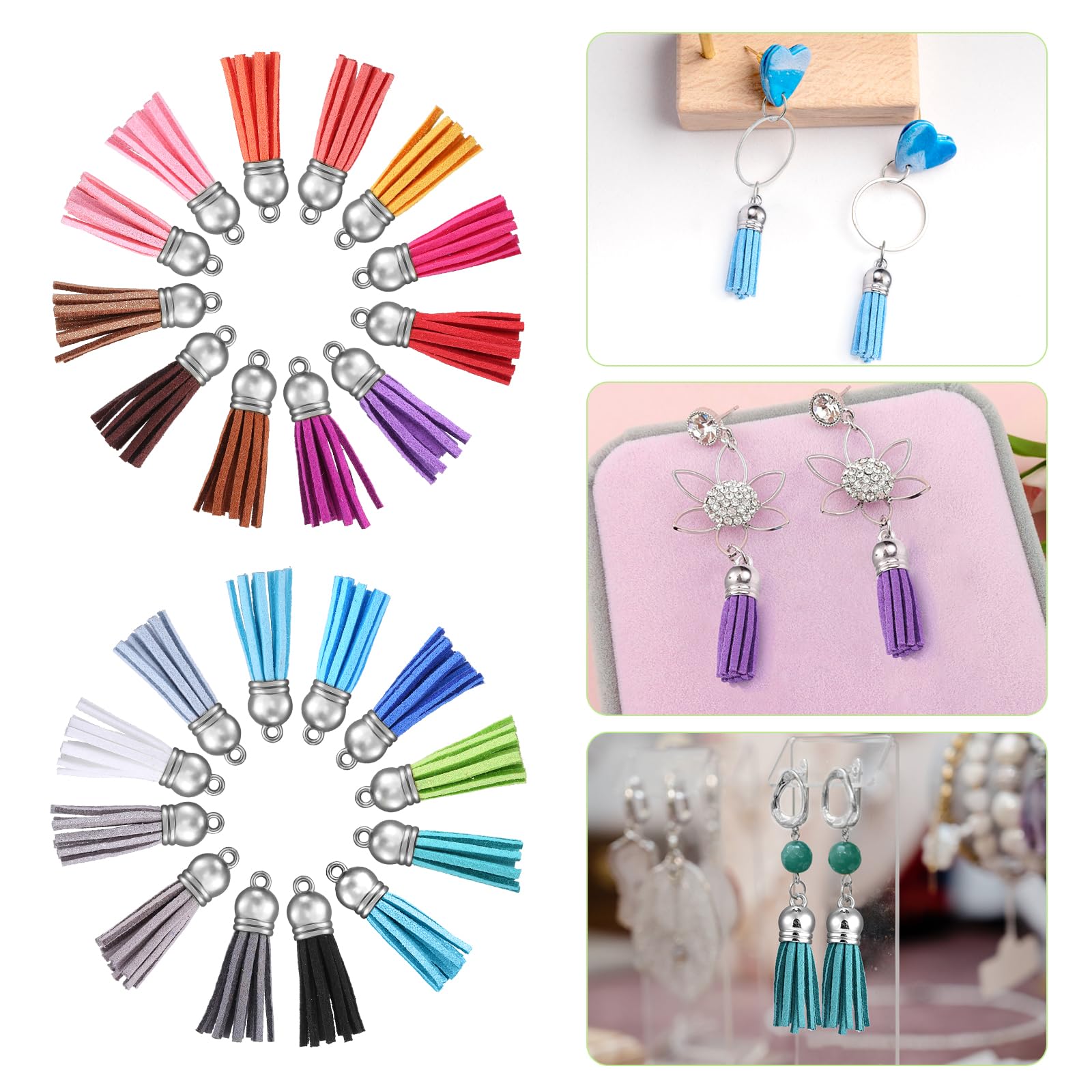 10/20/60 Pcs Mini Tassels Faux - Jewelry Making Degree recension och pris