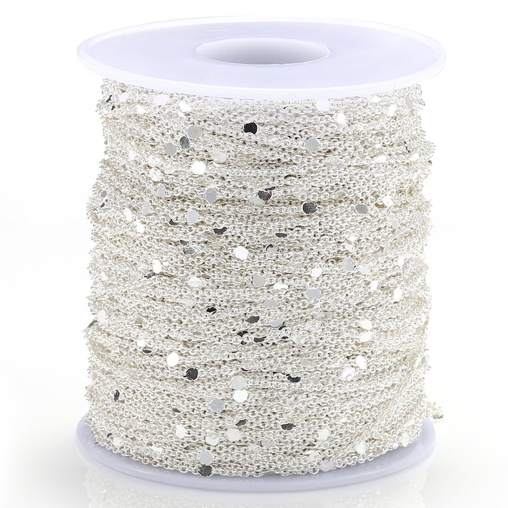 10Meters/Roll Sequins Chain Go - Chain Roll Cable recension och pris