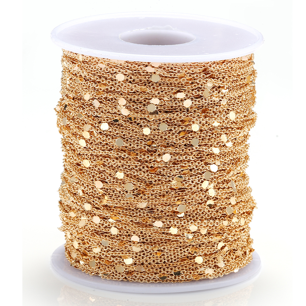 10Meters/Roll Sequins Chain Go - Chain Roll Cable recension och pris