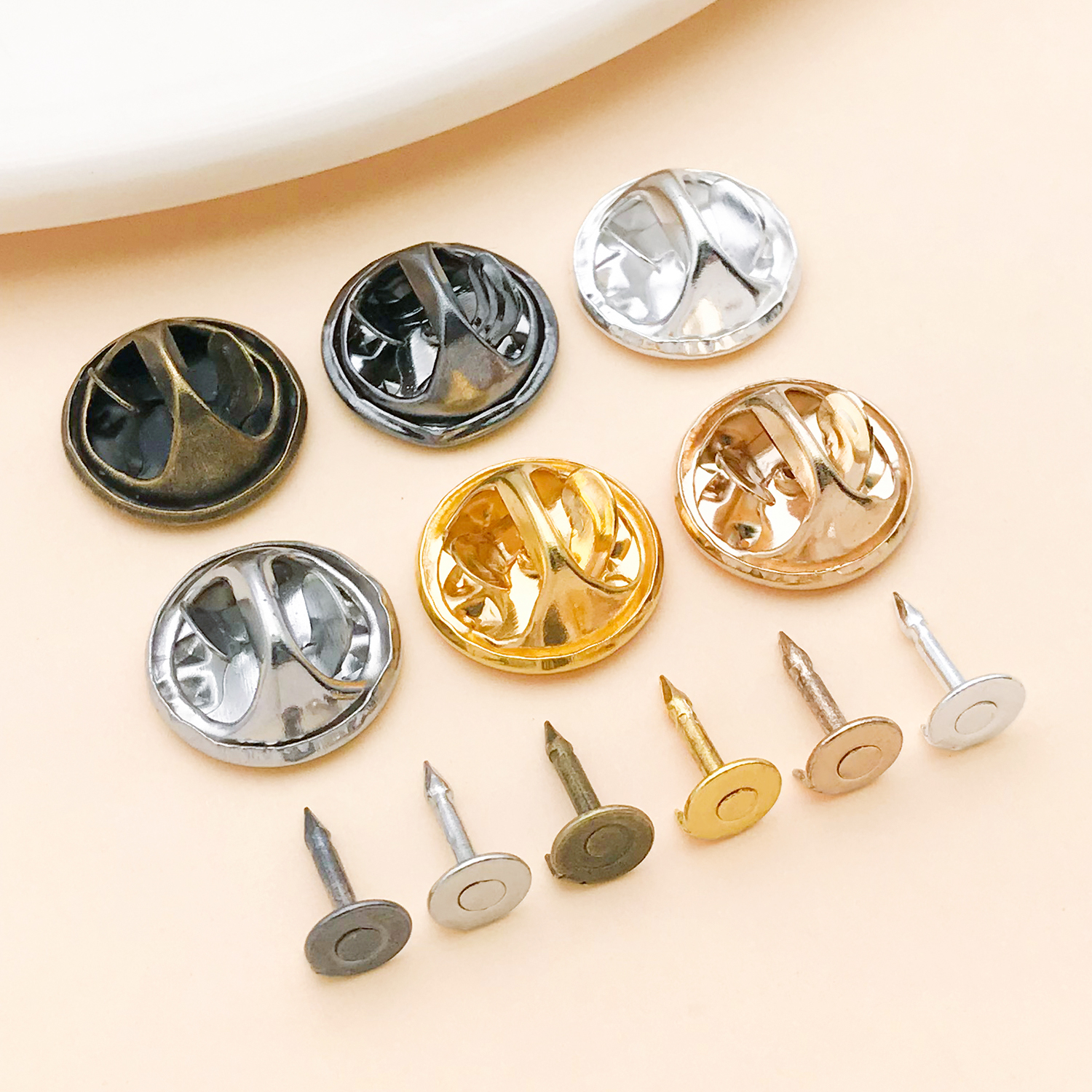 50pcs 8mm 11mm Pin+ Back Stabb - Jewelry Making Parts recension och pris