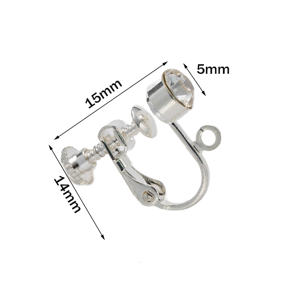 10pcs Brass Clip on Earring Co - Jewelry Making Supplies recension och pris