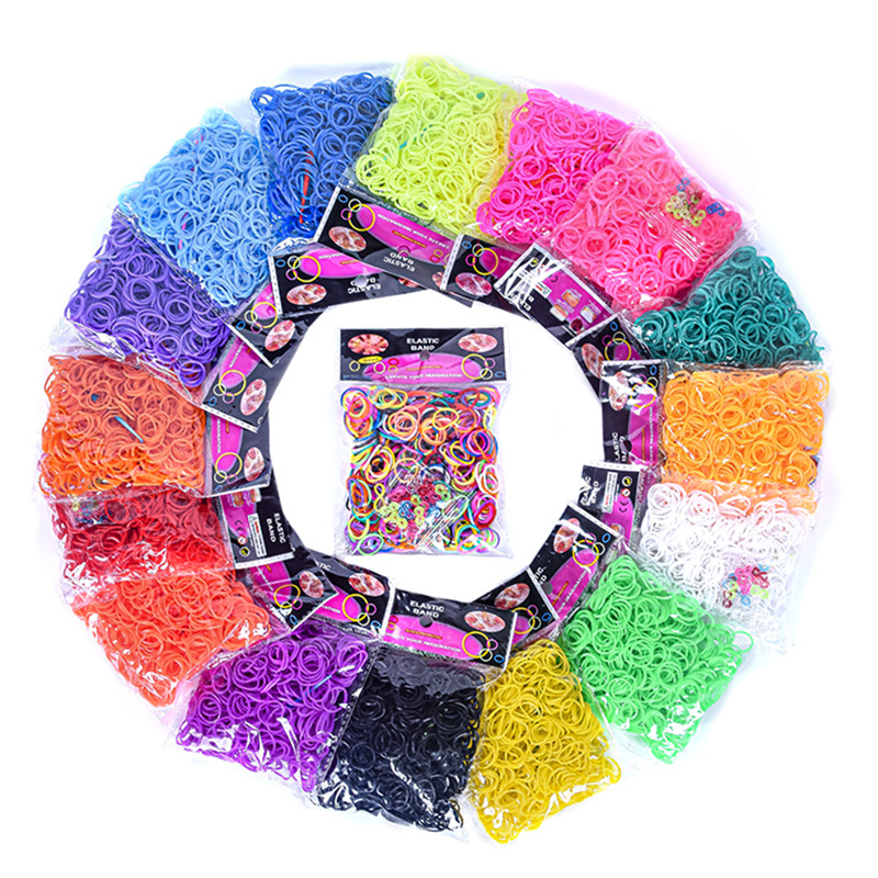 600 pieces Colorful Rubber Ban - Jewelry Making Degree recension och pris