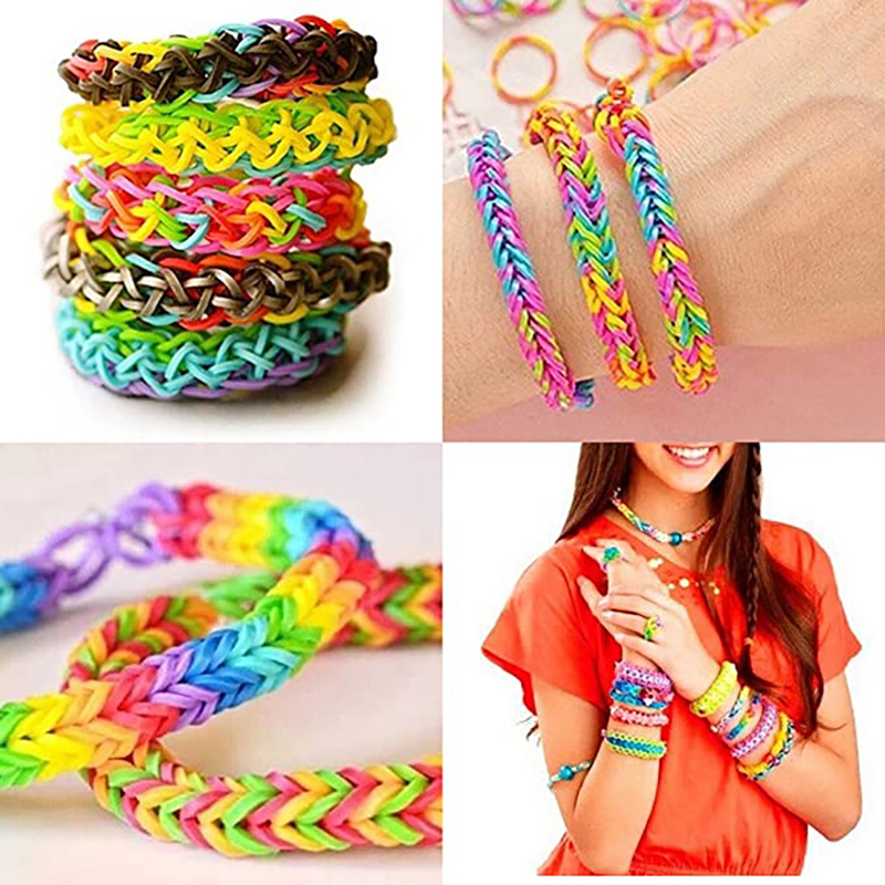 600 pieces Colorful Rubber Ban - Jewelry Making Degree recension och pris