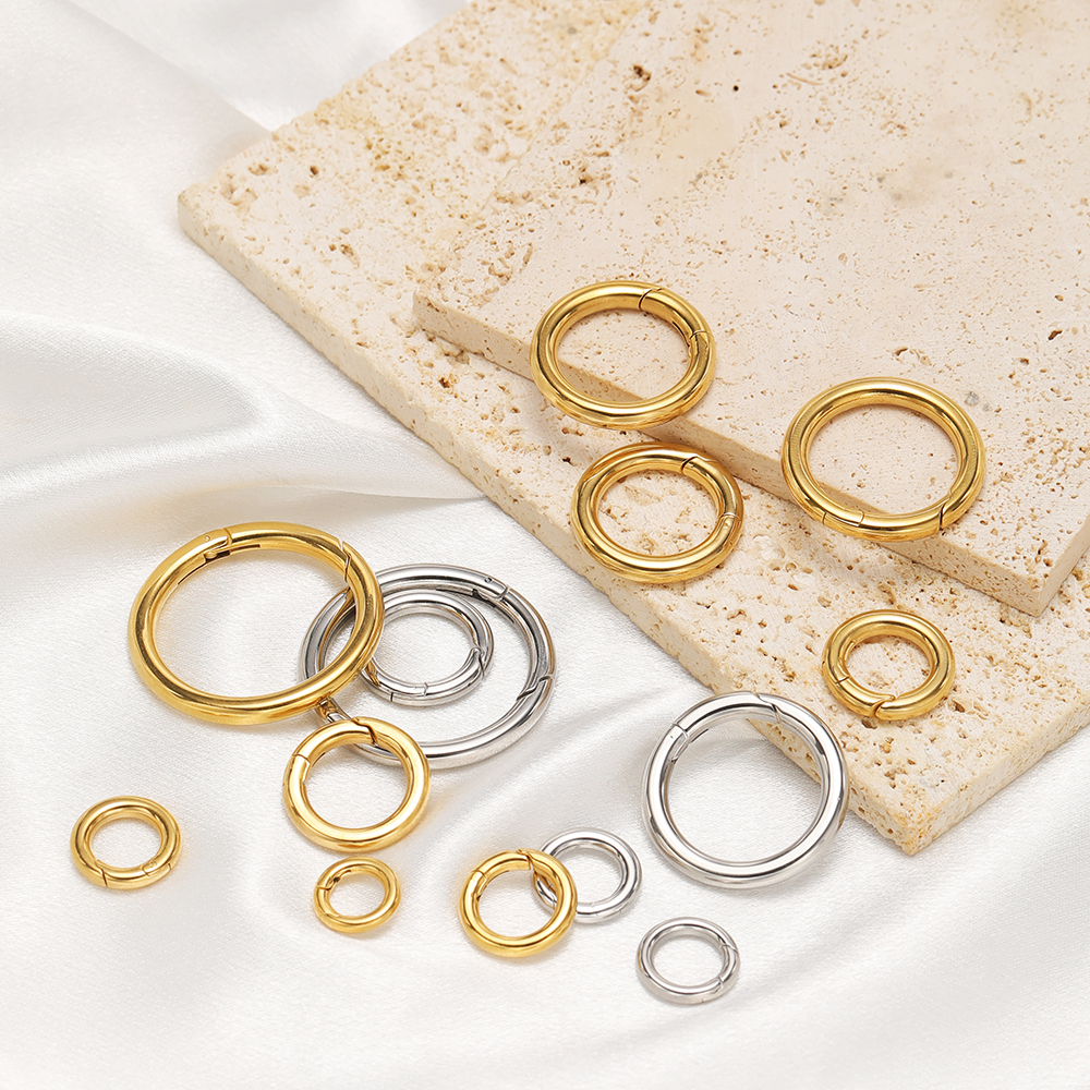 2Pcs/Lot Round Spring Clasps S - Jewelry Making Metals recension och pris
