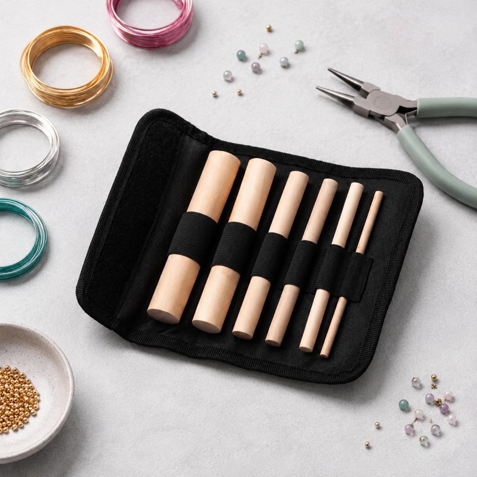 6 Pieces Wire Wrapping Mandrel - Jewelry Making Tools recension och pris
