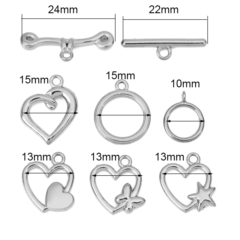 5sets PVD Never Fade Stainless - Jewelry Making Metals recension och pris