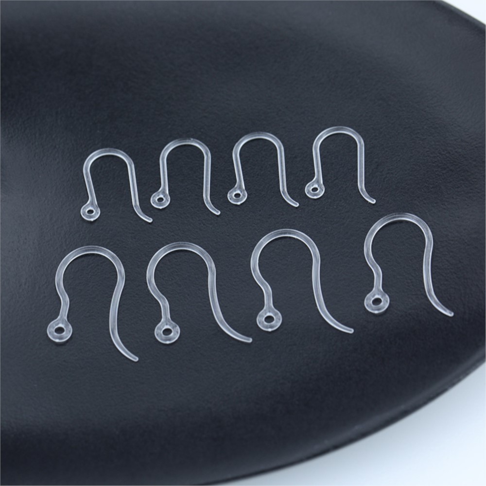40pcs Clear Plastic Earring Ho - Jewelry Making Parts recension och pris