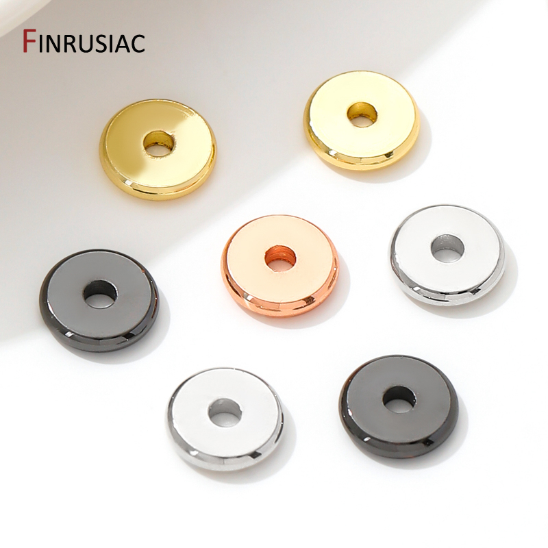 18K Gold Plated Brass Flat Spa - Jewelry Making Equipment recension och pris
