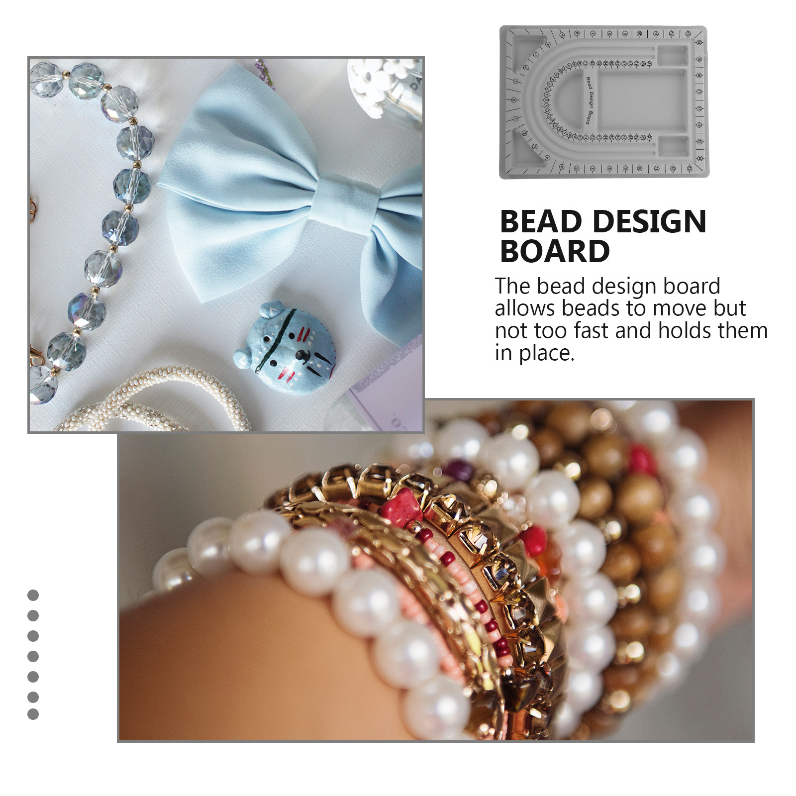 2Pcs Bead Design Board Jewelry - Jewelry Making Necklaces recension och pris