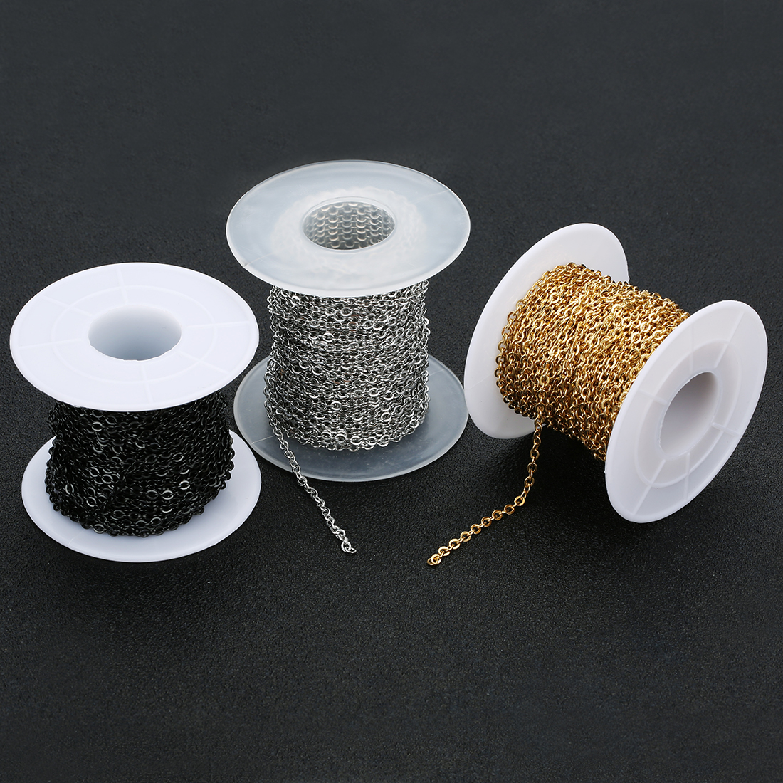 10Yards/roll 1/1.5/2/2.5/3mm S - Chain Roll Cable recension och pris