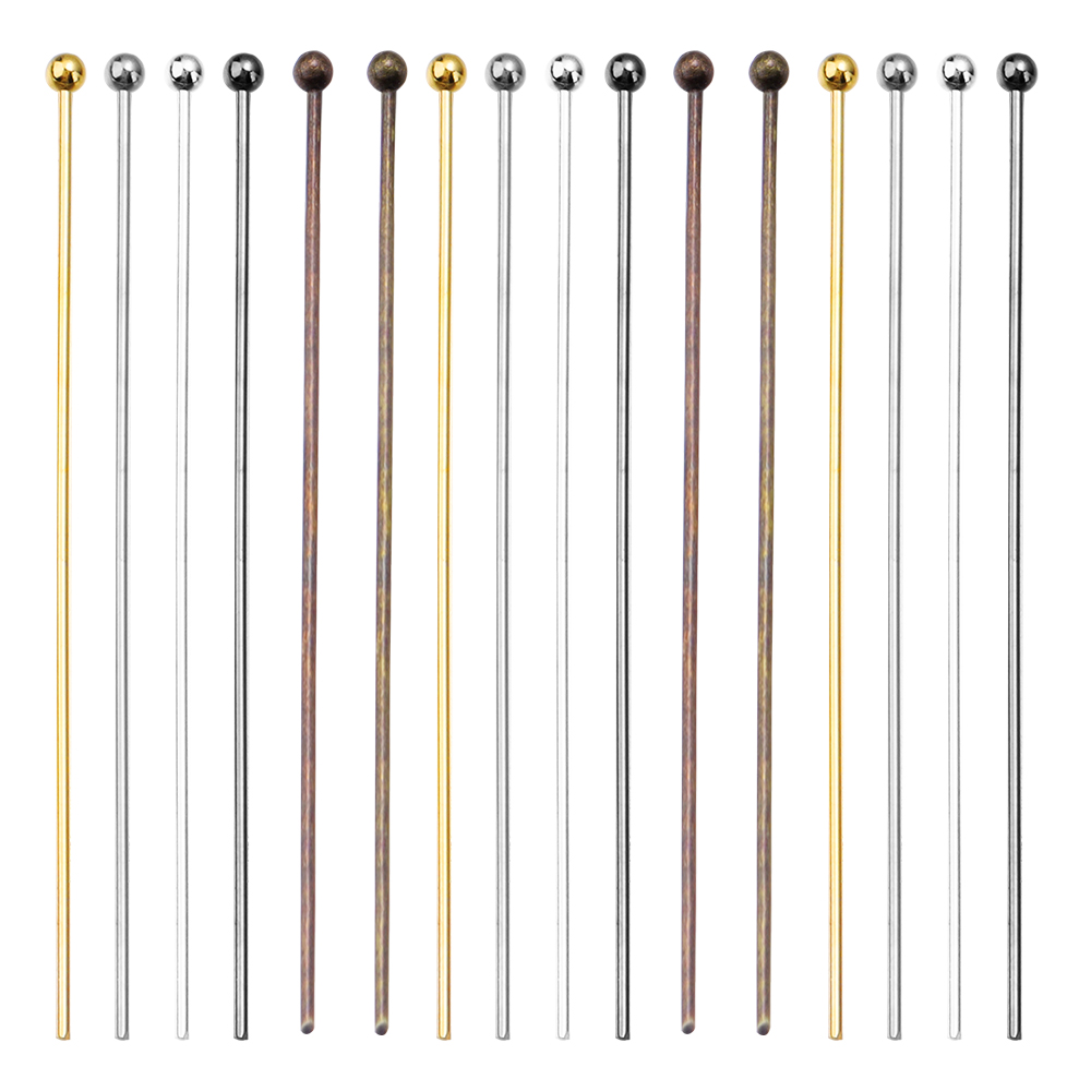 100/200pcs Copper Ball Head Pi - Jewelry Making Equipment recension och pris