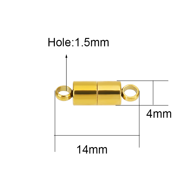 2pcs 14mm Stainless Steel Neck - Jewelry Making Metals recension och pris