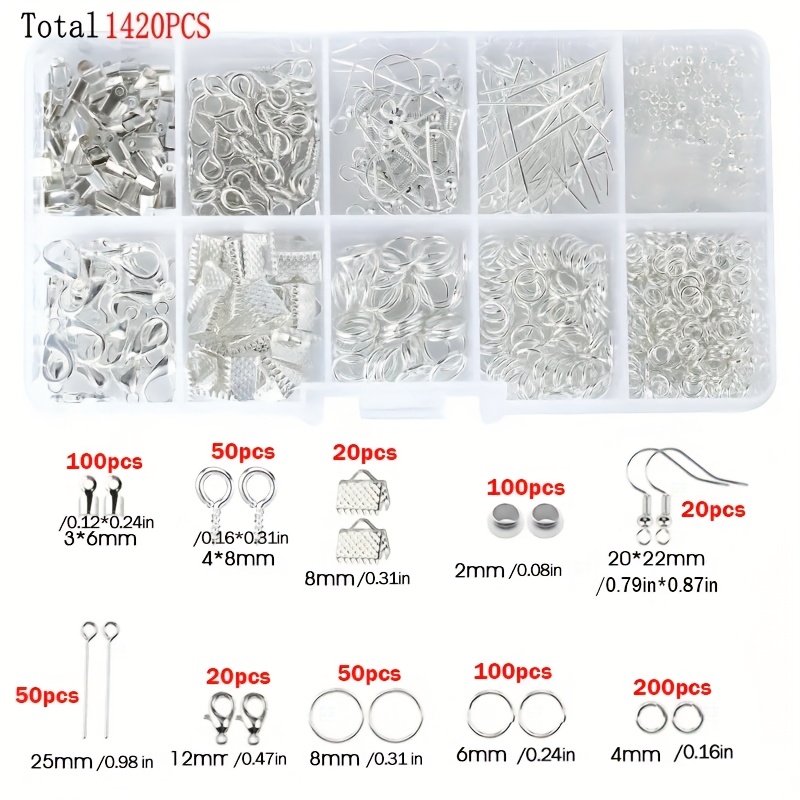 1420pcs 1box Jewelry Findings  - Jewelry Making Tools recension och pris