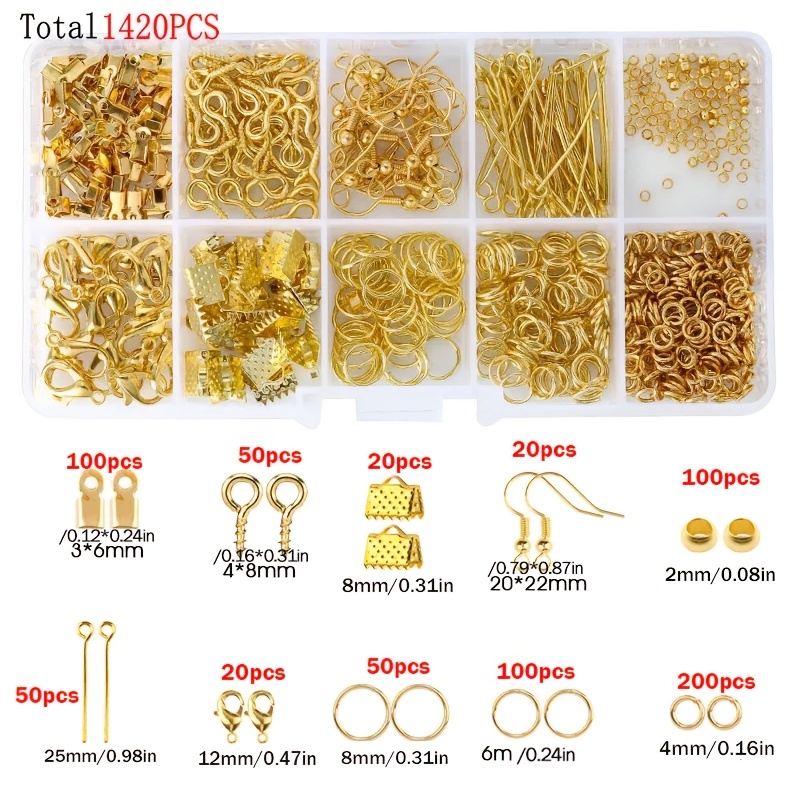 1420pcs 1box Jewelry Findings  - Jewelry Making Tools recension och pris