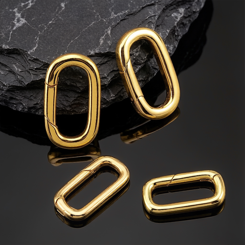 2pcs 18K Gold Plated Filled Ov - Jewelry Making Metals recension och pris