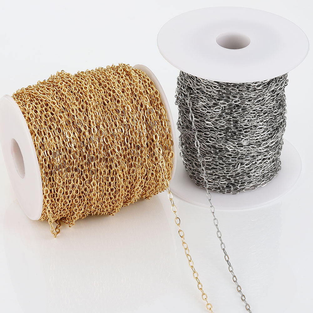 2M/Roll Stainless Steel 2x5mm  - Chain Roll Cable recension och pris